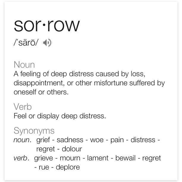 Sorrow